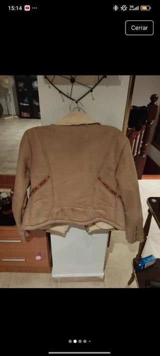 Chaqueta borreguillo marrón