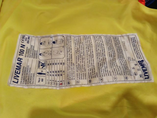 Chaleco Salvavida Naranja