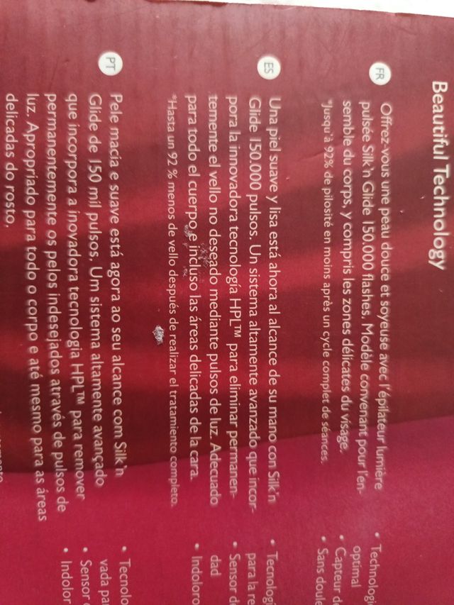 Silk'n Glide - Depiladora Luz Pulsada