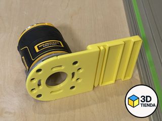Adaptador fresadora DeWalt en rieles Festool