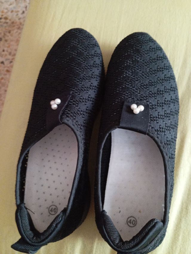 Zapatillas negras mujer talla 40