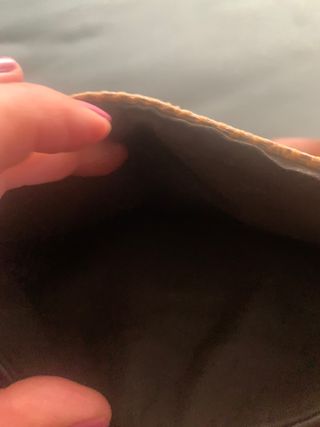 Bolso rafia Zara - Marrón Beige