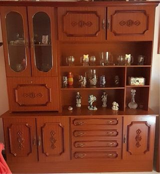 Mueble salón madera  