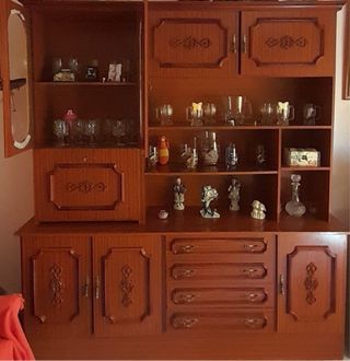 Mueble salón madera  