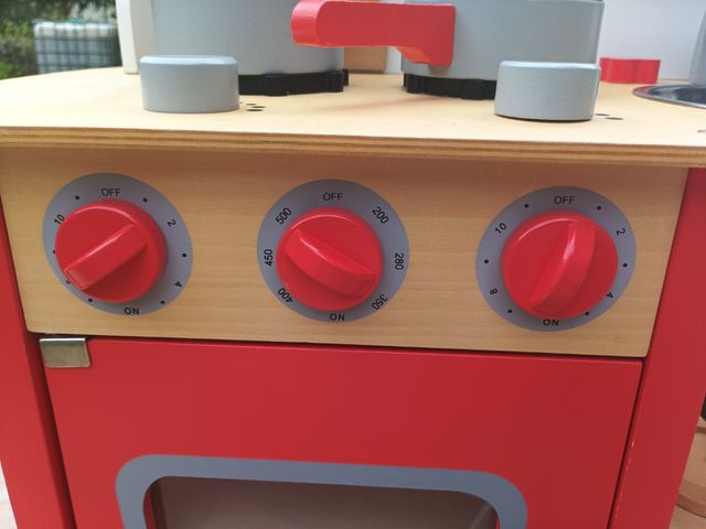 Cocinita madera infantil con accesorios