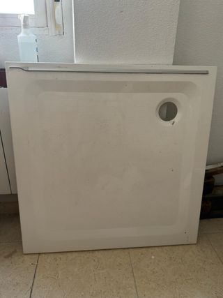 Plato ducha acrílico Ikea 90x90 blanco