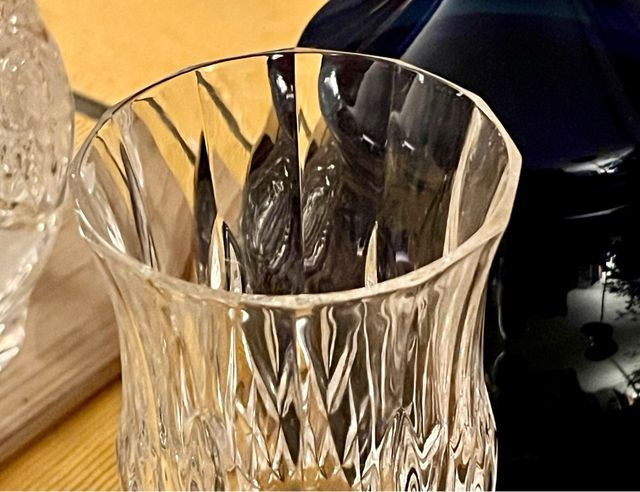 9 Copas Vino Cristal RCR Vintage