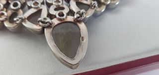 Collar plata 925 gemas multicolor