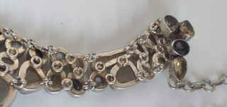 Collar plata 925 gemas multicolor