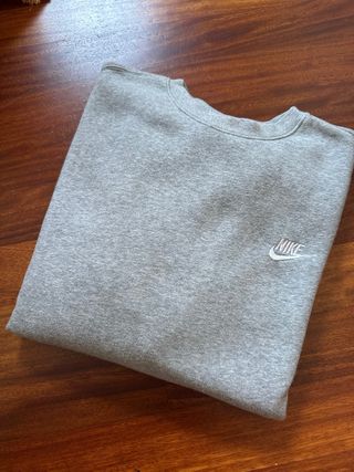 Sudadera gris Nike niño