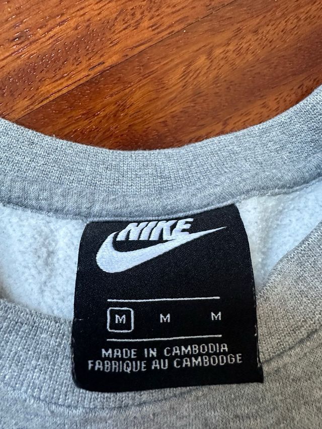Sudadera gris Nike niño