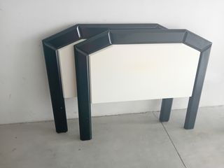 Cabeceros cama blanco-negro