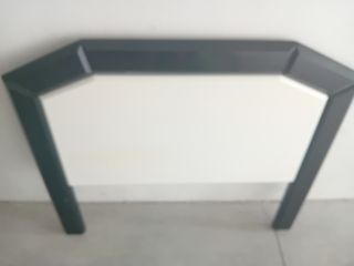 Cabeceros cama blanco-negro