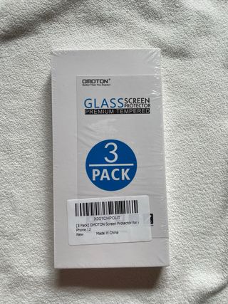 3 Protectores de pantalla iPhone 12 OMOTON