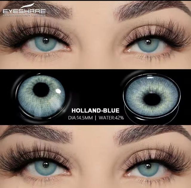 10 Lentillas DIARIAS HOLLAND BLUE