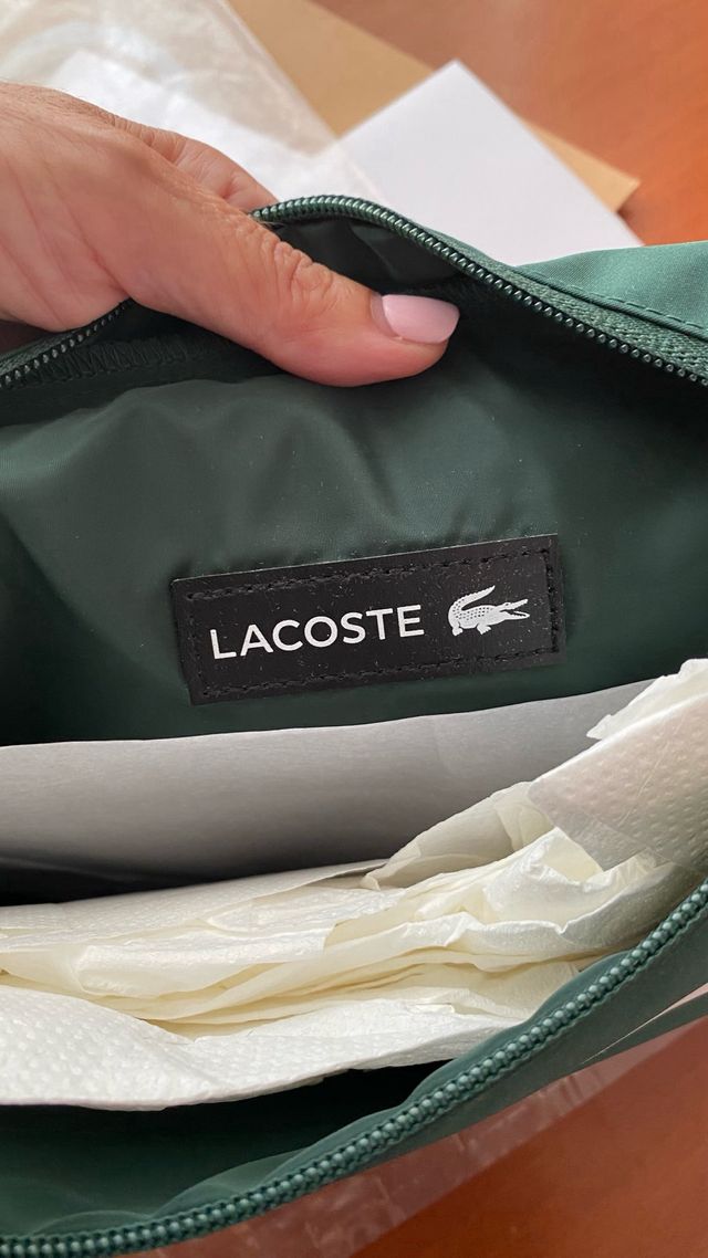Neceser Lacoste verde