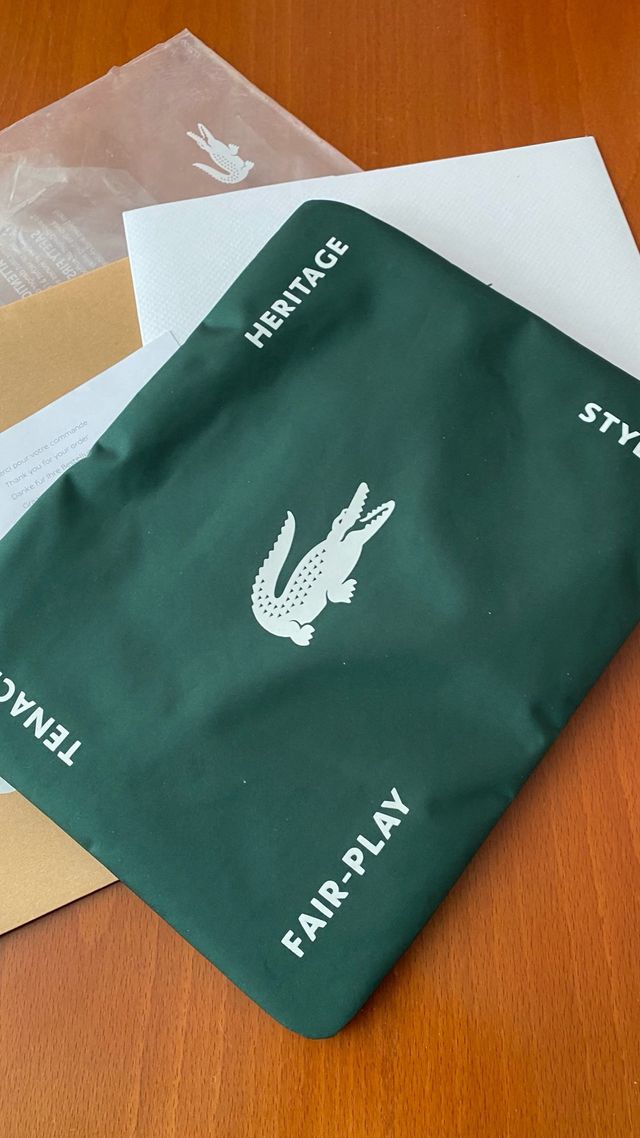 Neceser Lacoste verde