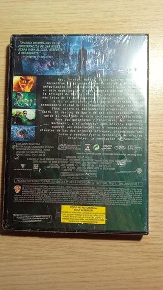 DVD Matrix Revolutions - Sin abrir