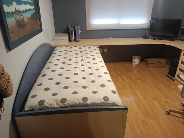 Habitación juvenil completa 240 altura del armario