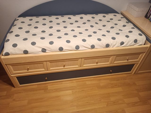 Habitación juvenil completa 240 altura del armario