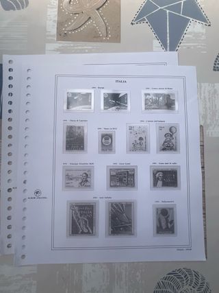 Album francobolli Italia 1991