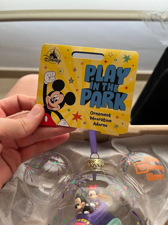 Adorno Navideño Mickey Mouse y Minnie