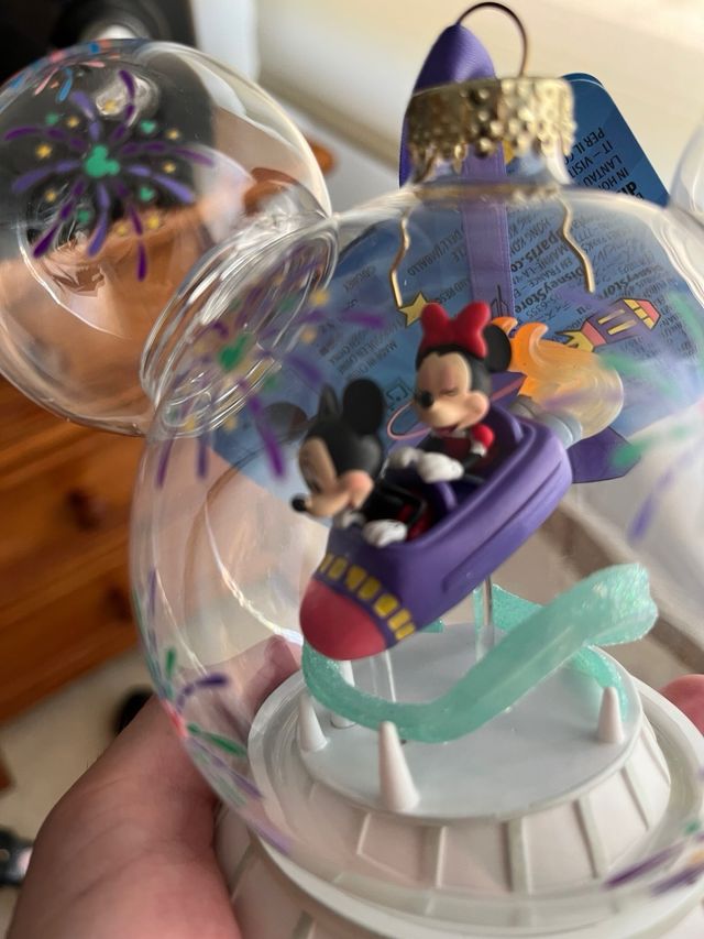 Adorno Navideño Mickey Mouse y Minnie