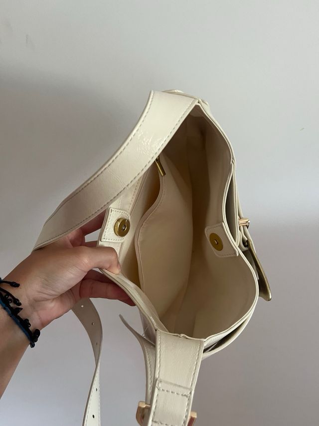 Bolso beige vintage