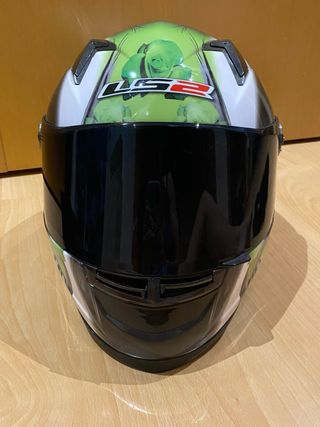 Casco moto LS2 floral