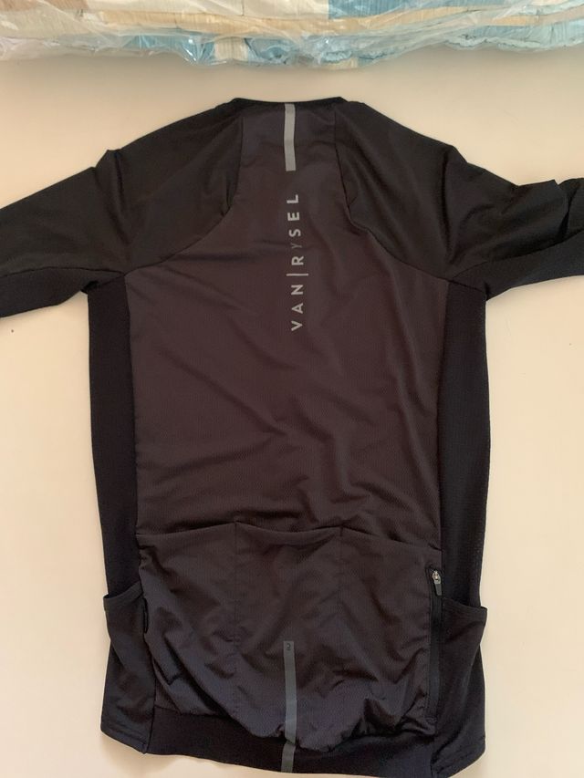 Maglia ciclismo Van Rysel nera