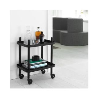 Mesita con ruedas negra Normann Copenhagen Block