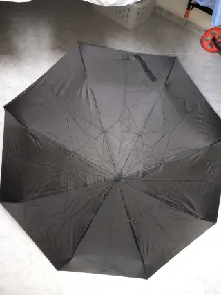 Paraguas plegable negro