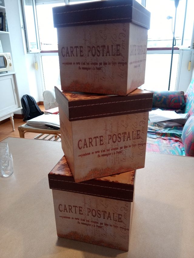 3 Cajas nido vintage París