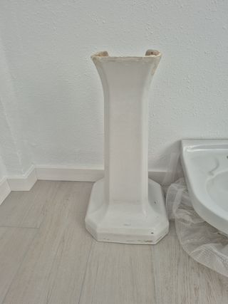 Lavabo cerámico retro Roca