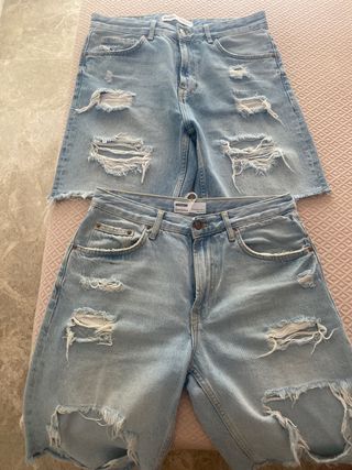 Shorts vaqueros Bershka rotos
