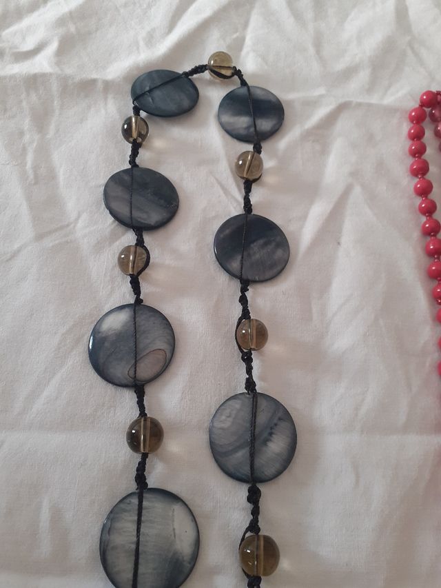 4 Collane lunghe colorate