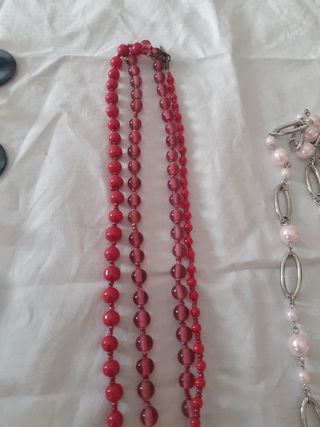 4 Collane lunghe colorate