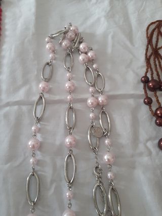 4 Collane lunghe colorate