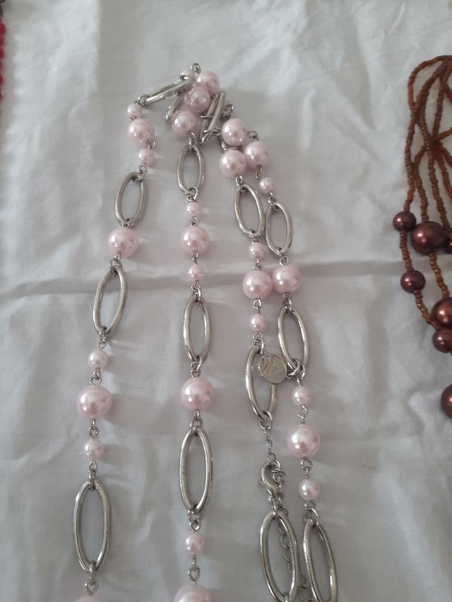 4 Collane lunghe colorate