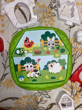 Puzzle 2in1 Chicco Granja-Casa