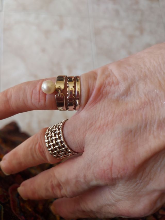 Anillo Tous perla cultivada plata