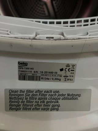 Secadora Beko 7Kg - A++