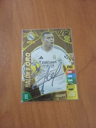 Cromo Balón de Oro Mbappé