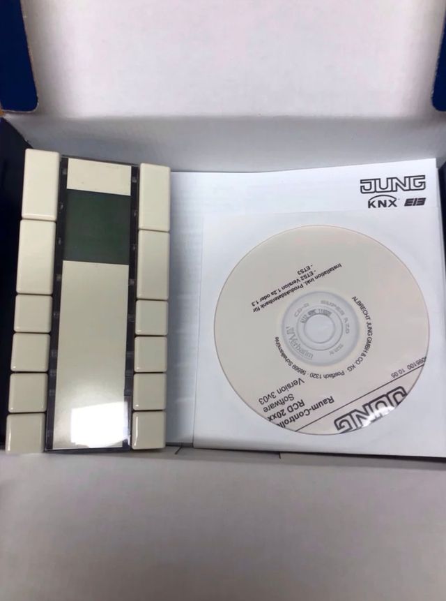 Vendo Pulsador Jung KNX conpantalla y termostato