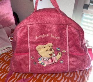 Bolsa bebé Loveable Bears rosa