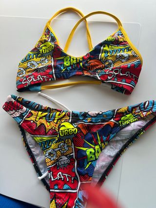 Bikini natación multicolor
