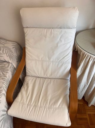 Sillón relax Ikea blanco