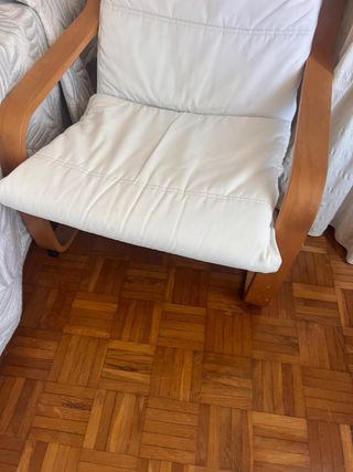 Sillón relax Ikea blanco