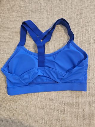 Sujetador deportivo azul talla M