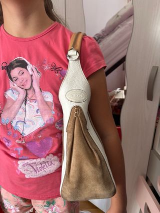 Borsa Tod’s beige e bianca